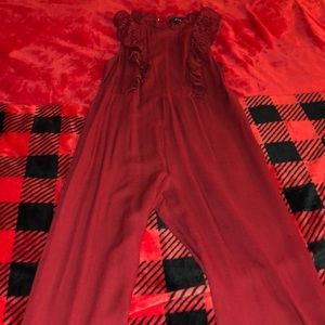 girl burgandy jumper